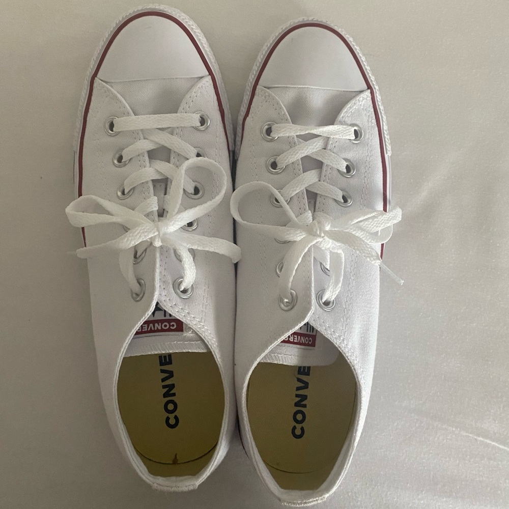 White Converse-Like new